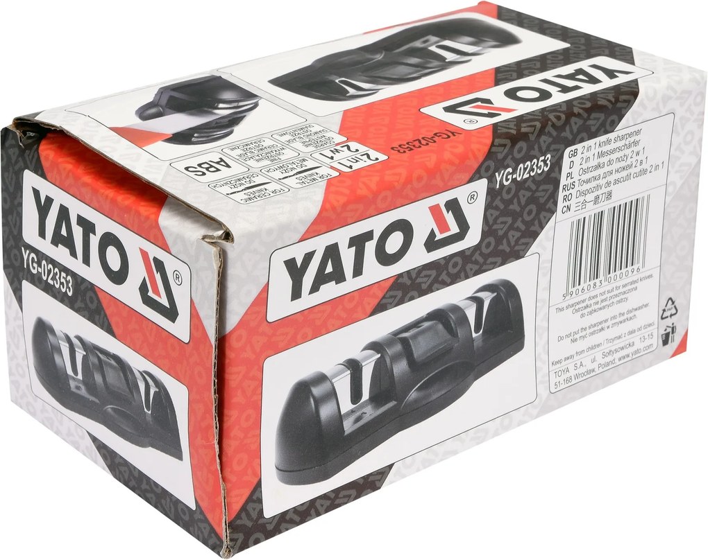 Yato Gastro Brousek na nože 2v1 na keramické / ocelové nože YG-02353