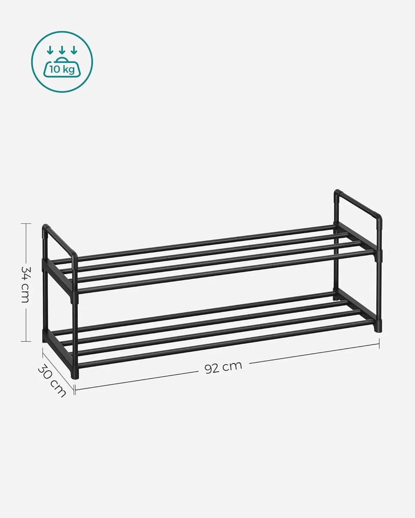 Botník Pajos 92 cm černý II