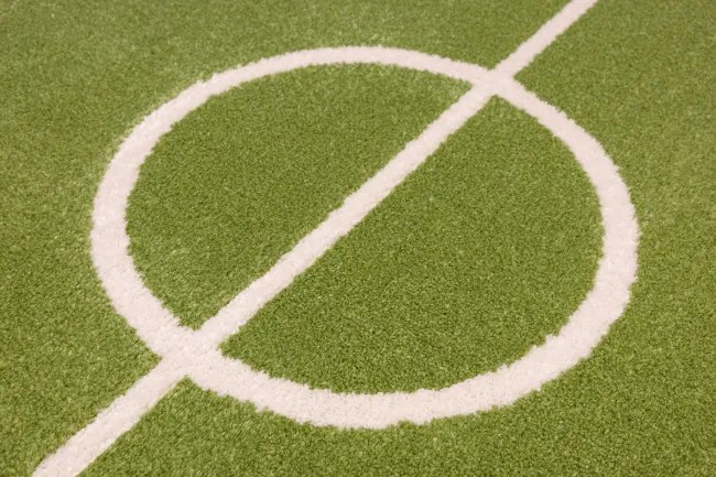 Koberec CLARA KIDS 02922A Ihrisko zelený / krémový