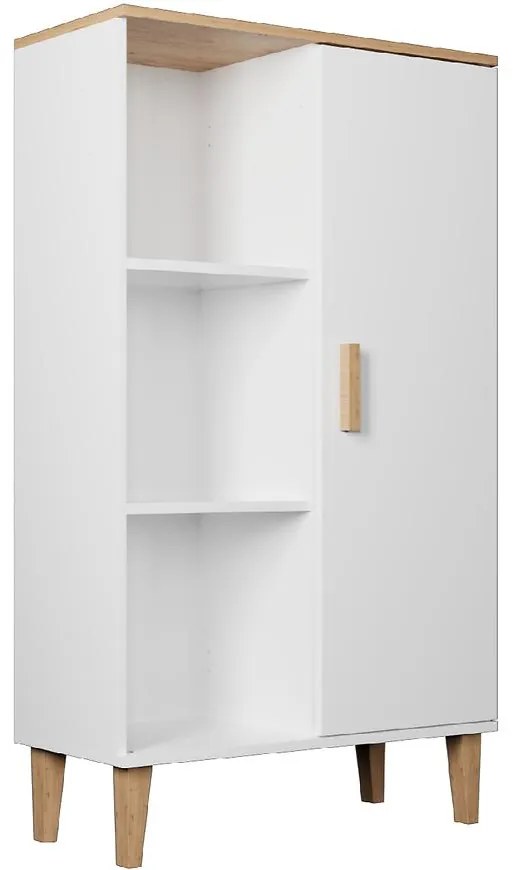 Regál Denver Biely/Hikora