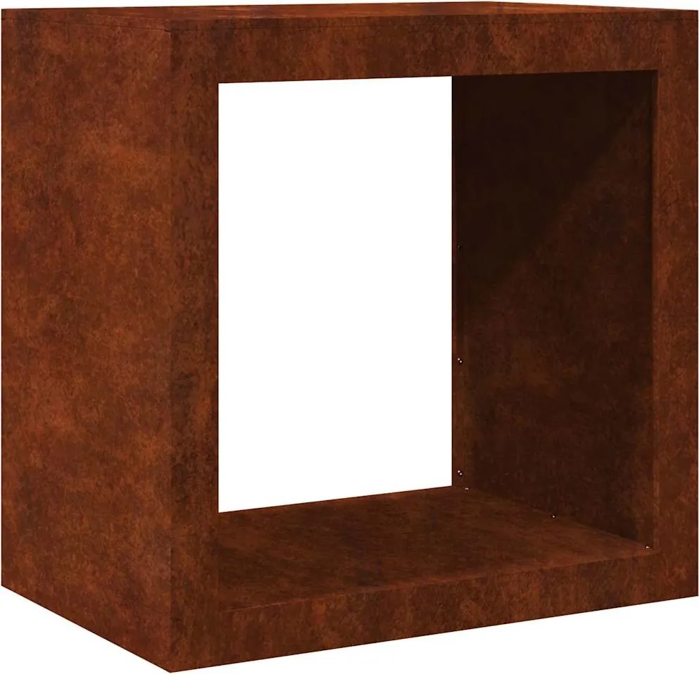 vidaXL Regál na krbové drevo Oceľ odolná voči poveternostným vplyvom