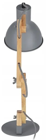 Stolná lampa 1xE27/40W/230V sivá