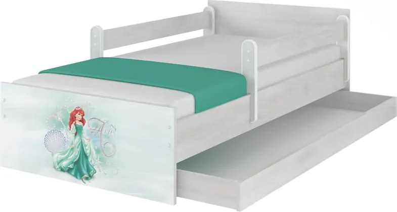 MAXMAX Detská posteľ MAX bez šuplíku Disney - ARIEL 160x80 cm