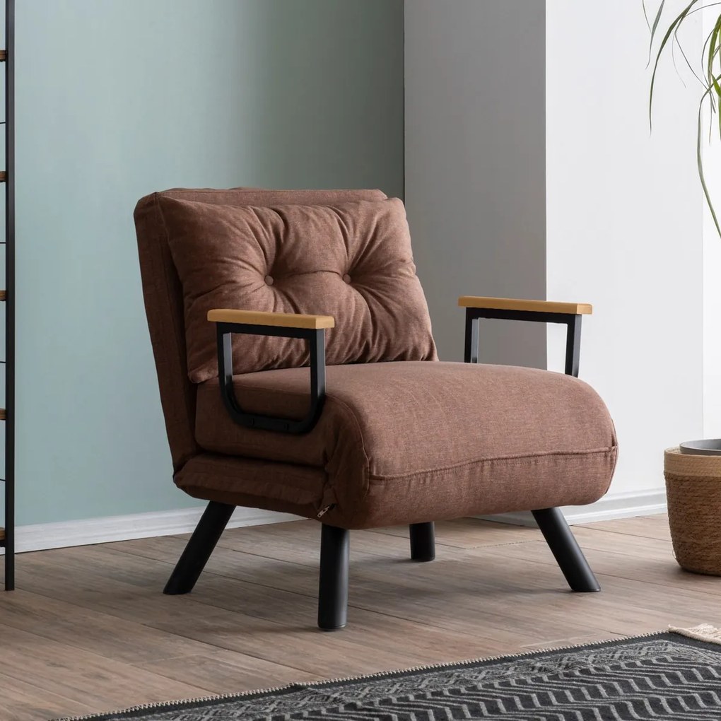 Kreslo Sando Single Light Brown