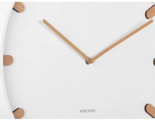 Karlsson 5942WH dizajnové nástenné hodiny 40 cm