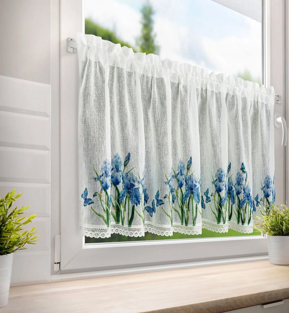 KRÁTKA ZÁCLONA NA PÁSKE ALA 150X60 CM VIACFAREBNÁ