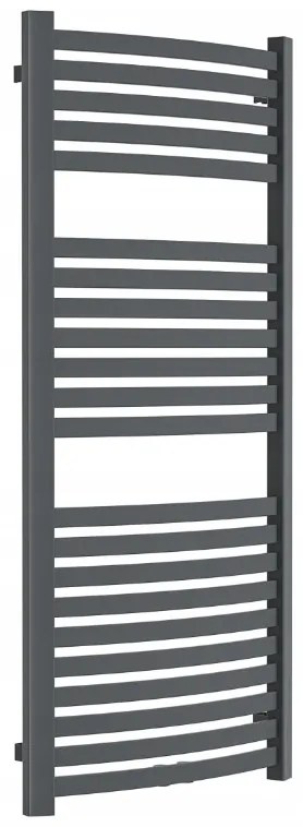Invena Invena, kúpeľňový rebríkový radiátor 540x1200 mm 538W, grafitová, UG-02-120-A
