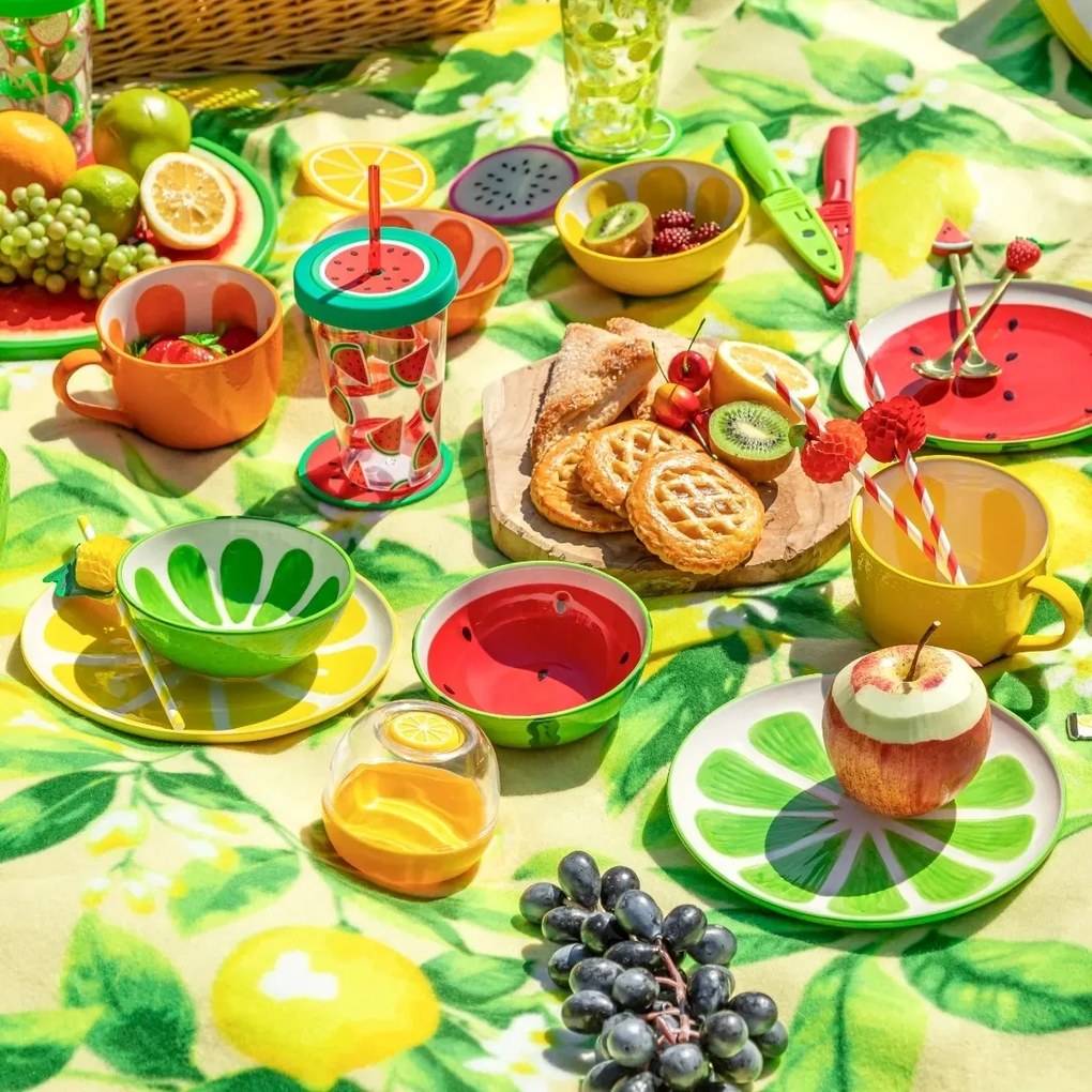 Altom Sada keramických tanierov Tropicana citrón20 cm, 2 ks