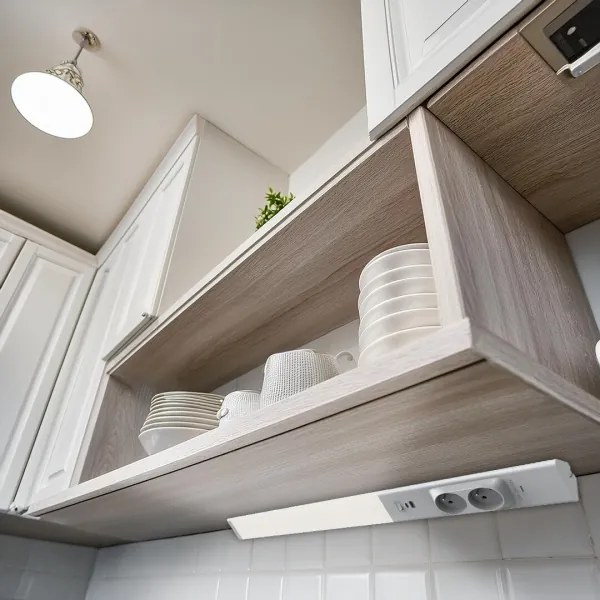 LED Podlinkové svietidlo so zásuvkami a USB porty LED/18W/230V 4000K strieborná