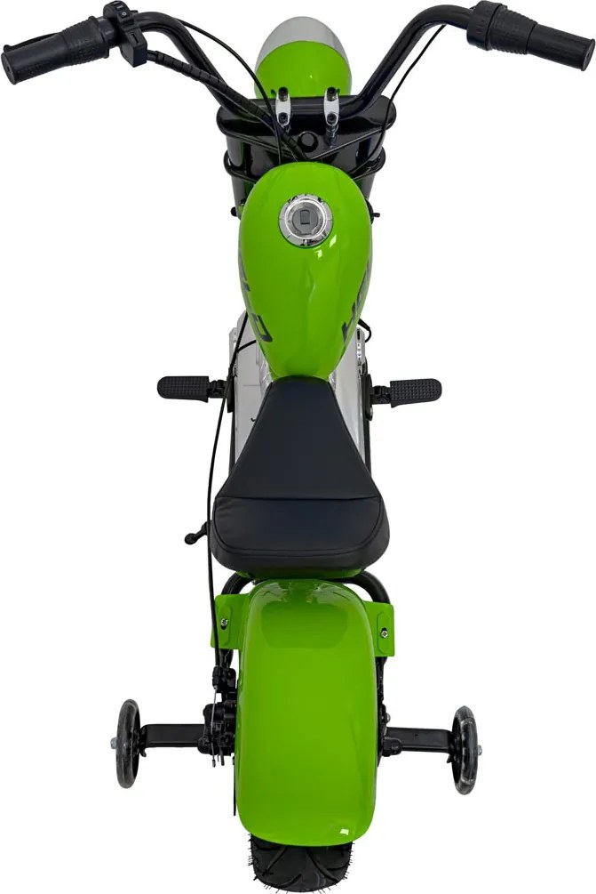 Ramiz Chopper Warrior Zelený motocykel