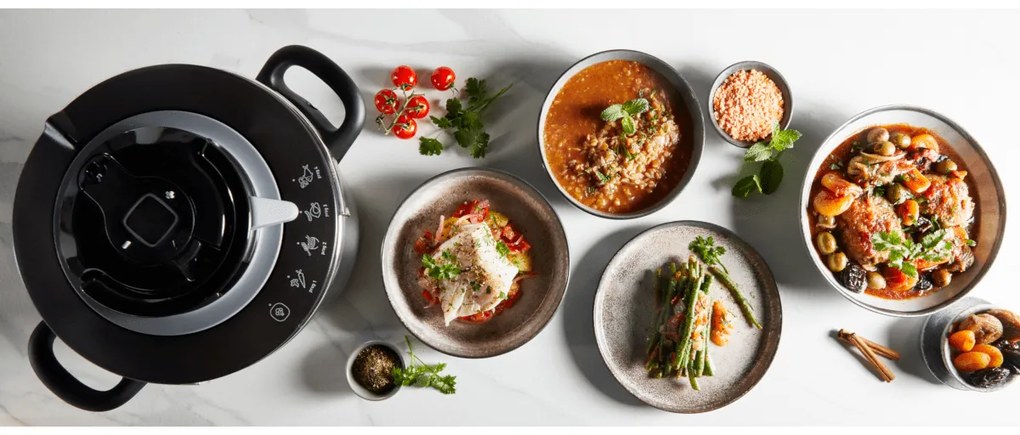 Tlakový hrniec Tefal Clipso+ CHEF 8 l P4551431 Nerezový/Čierny