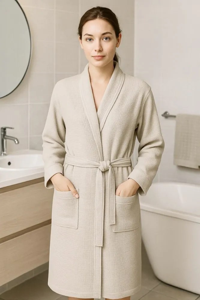 Soft Cotton Vaflový unisex župan PIQUE