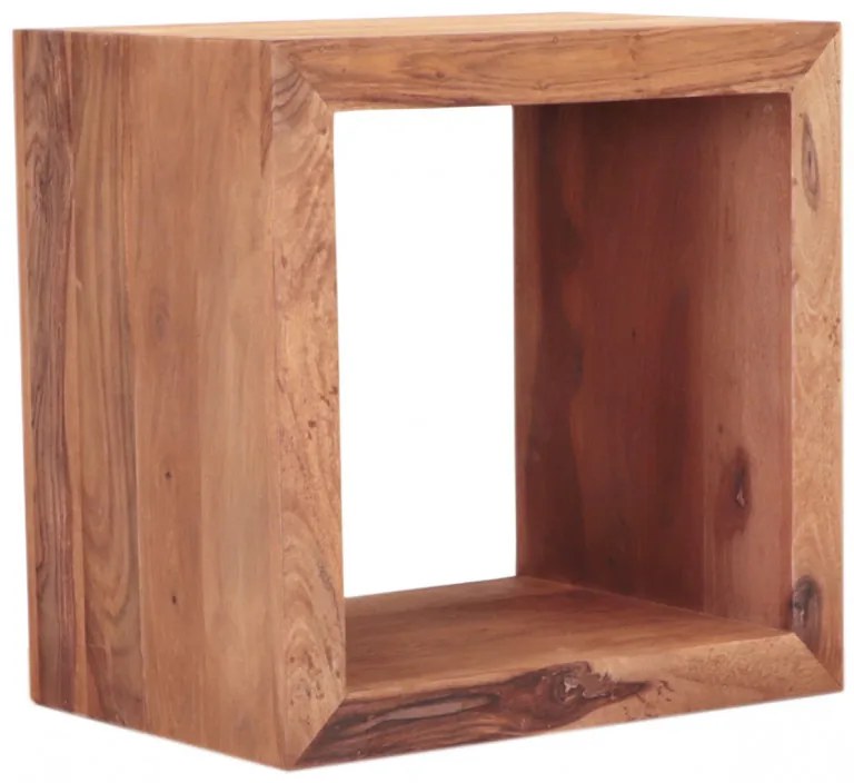 Odkládací stolík Tara 50x50x35 indický masív palisander Natural