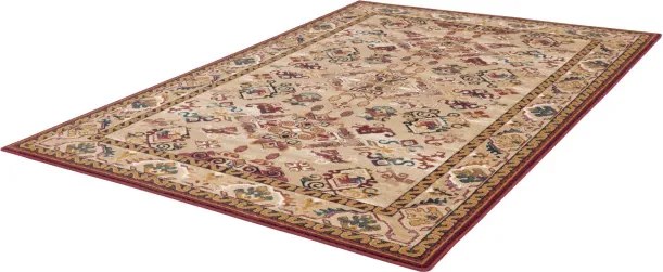 Koberec Agnella Isfahan Meka tmavobéžový