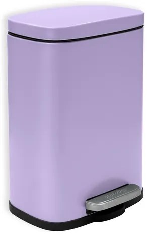 Spirella Spirella pedálový odpadkový kôš akira matná fialová oceľ 5 l 10.22615