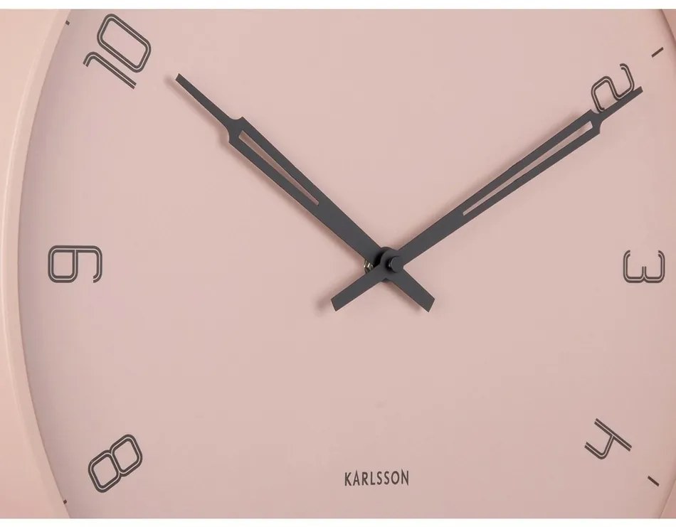 Karlsson 5950PI dizajnové nástenné hodiny 40 cm
