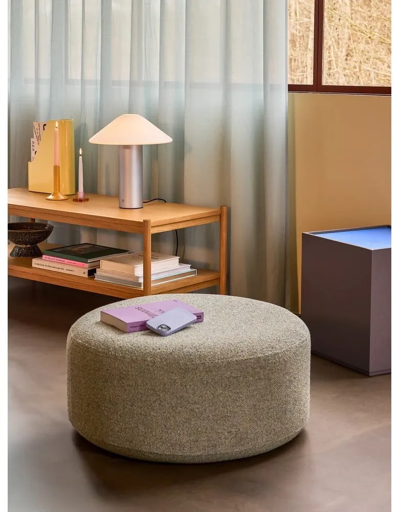 Svetlozelený taburet Marshmellow – Hübsch