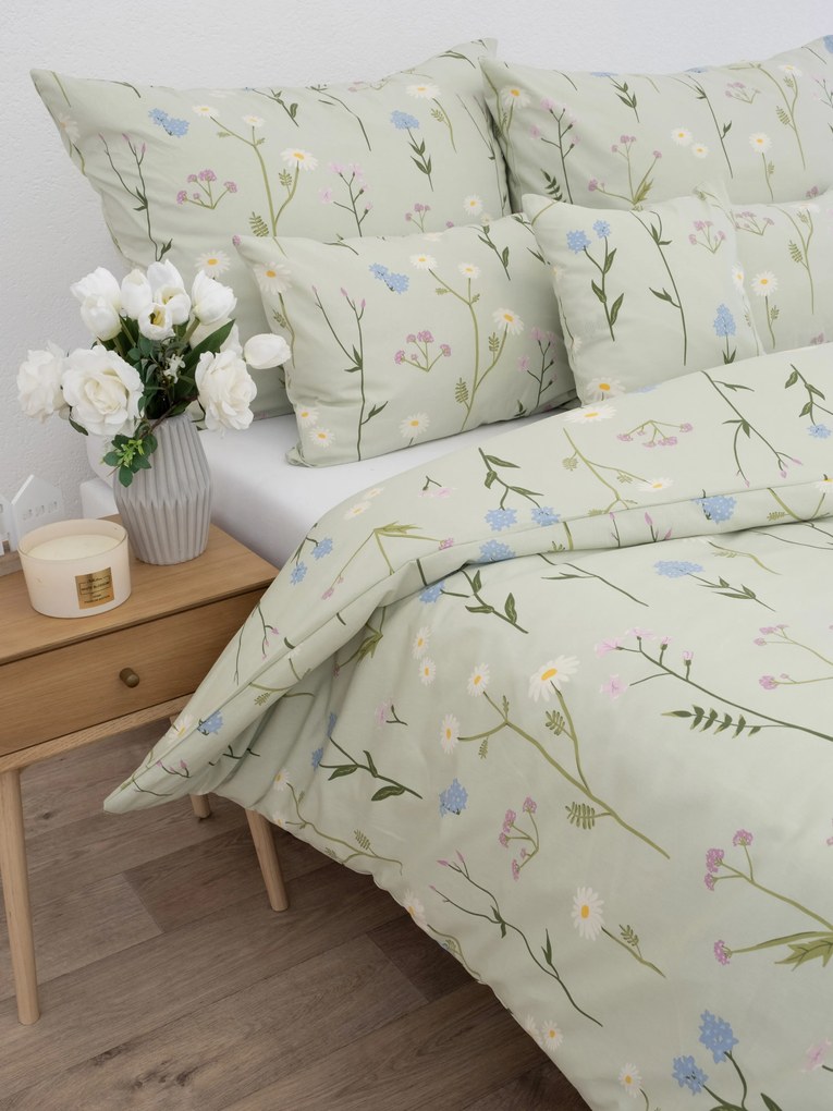 Predĺžené bavlnené obliečky Renforcé - Stella