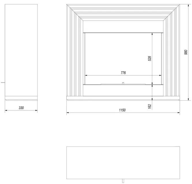 Stojaci biokrb biely Planet