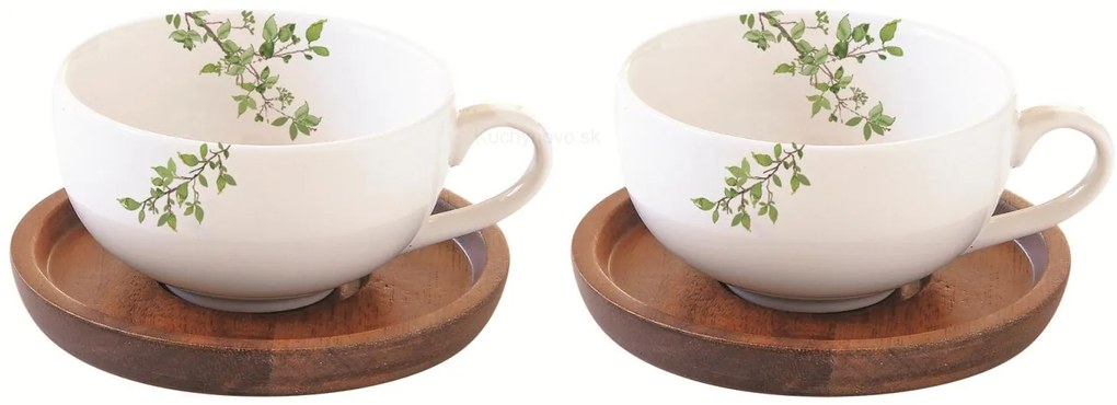 NATURA sada šálok na espresso, 4 ks