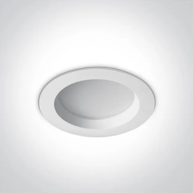 1-LIGHT 10113B/W/W Zápustné svietidlo, LED, 13W, 925lm, IP54, 3000K, 230V, biele