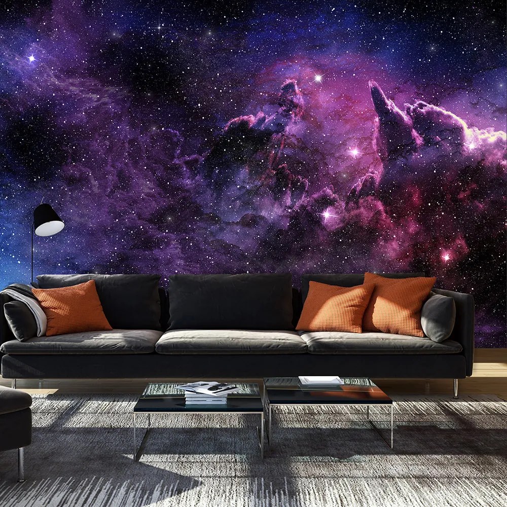 Fototapeta Bimago - Purple Nebula + lepidlo zadarmo 300x210 cm