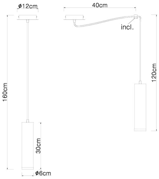 Globo 15499H - Luster na lanku MARION 1xE27/60W/230V čierne drevo