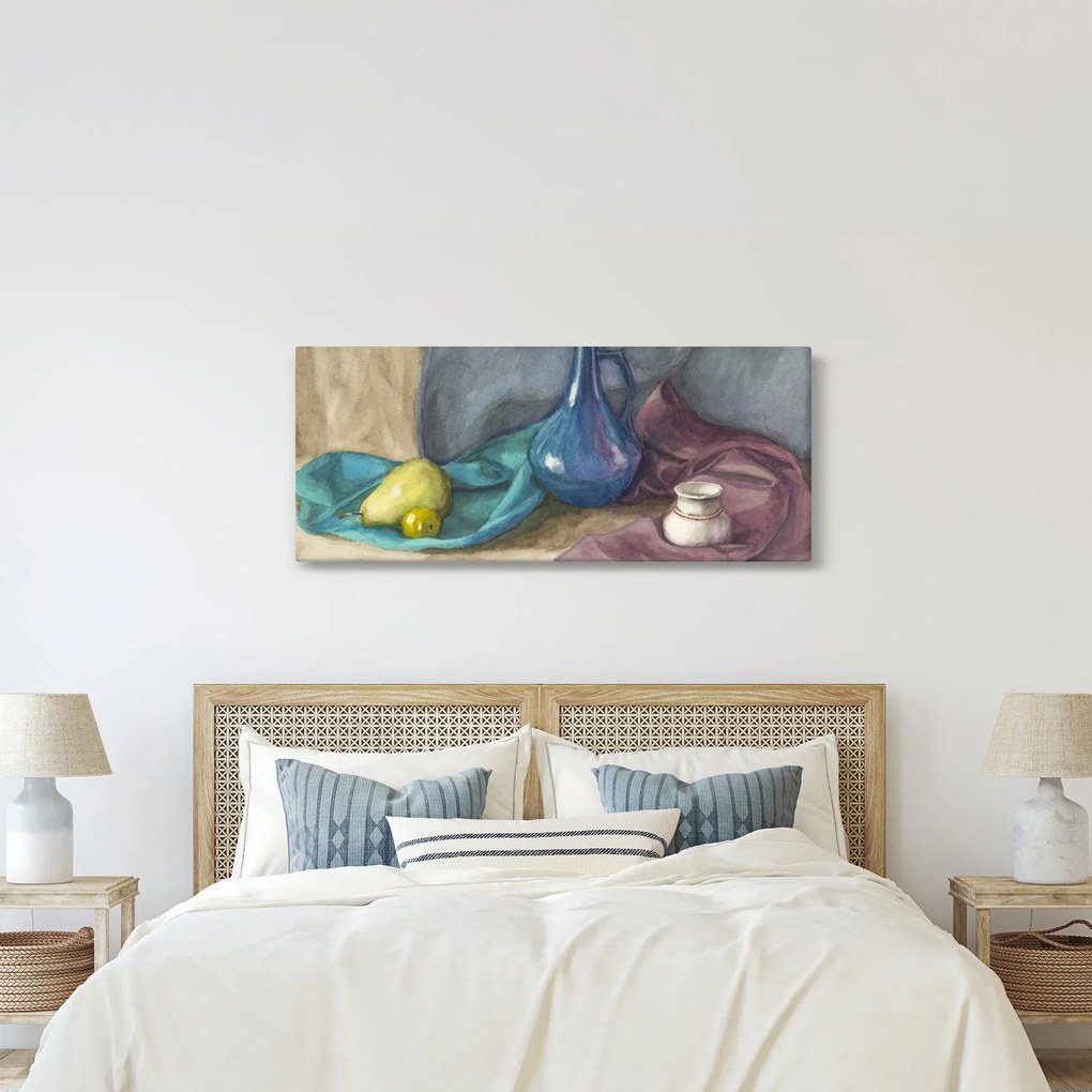 Obraz - Maľované zátišie (120x50 cm)