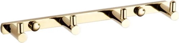 Mexen štvornásobný vešiak na uterák, zlatá - 709164-50