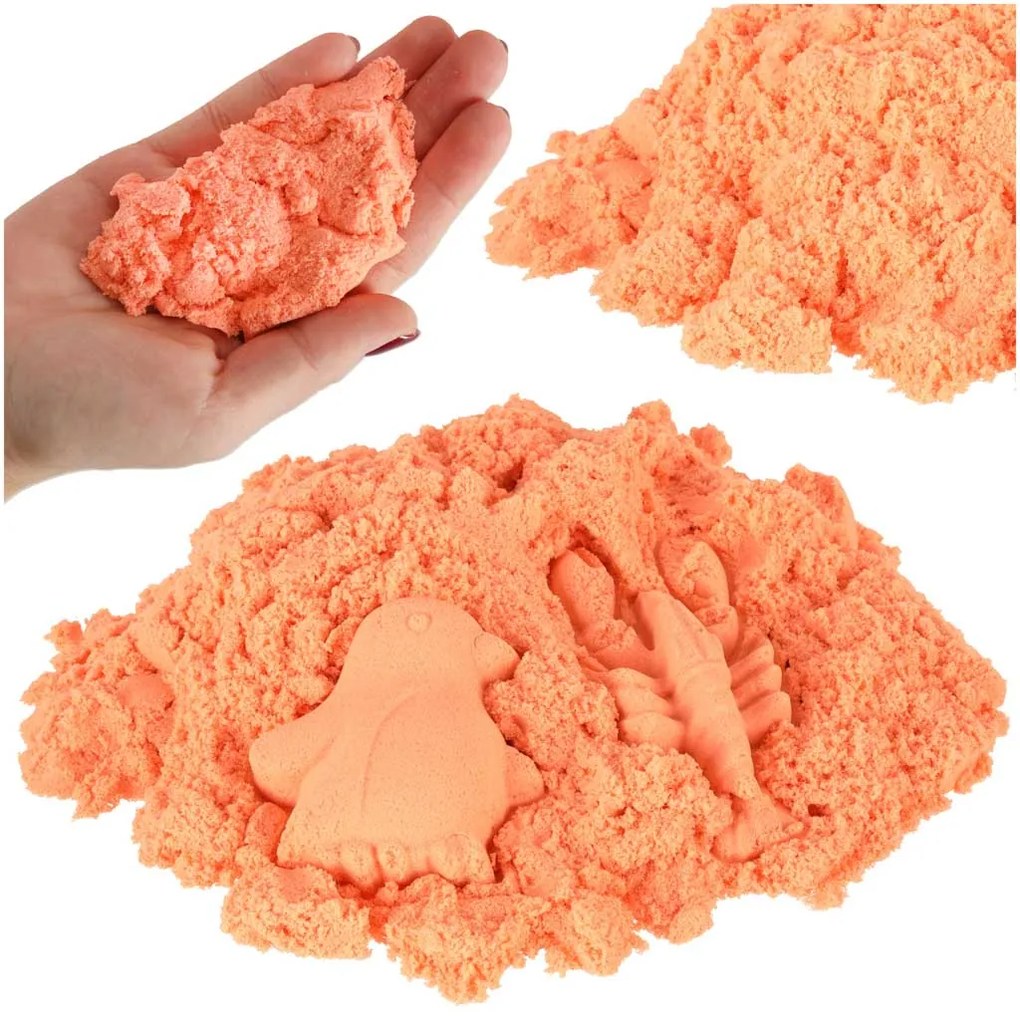 KIK Kinetický piesok KIK, oranžový, 1 kg