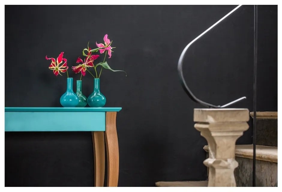 Svetlosivý odkladací stolík Ragaba Console, dĺžka 85 cm