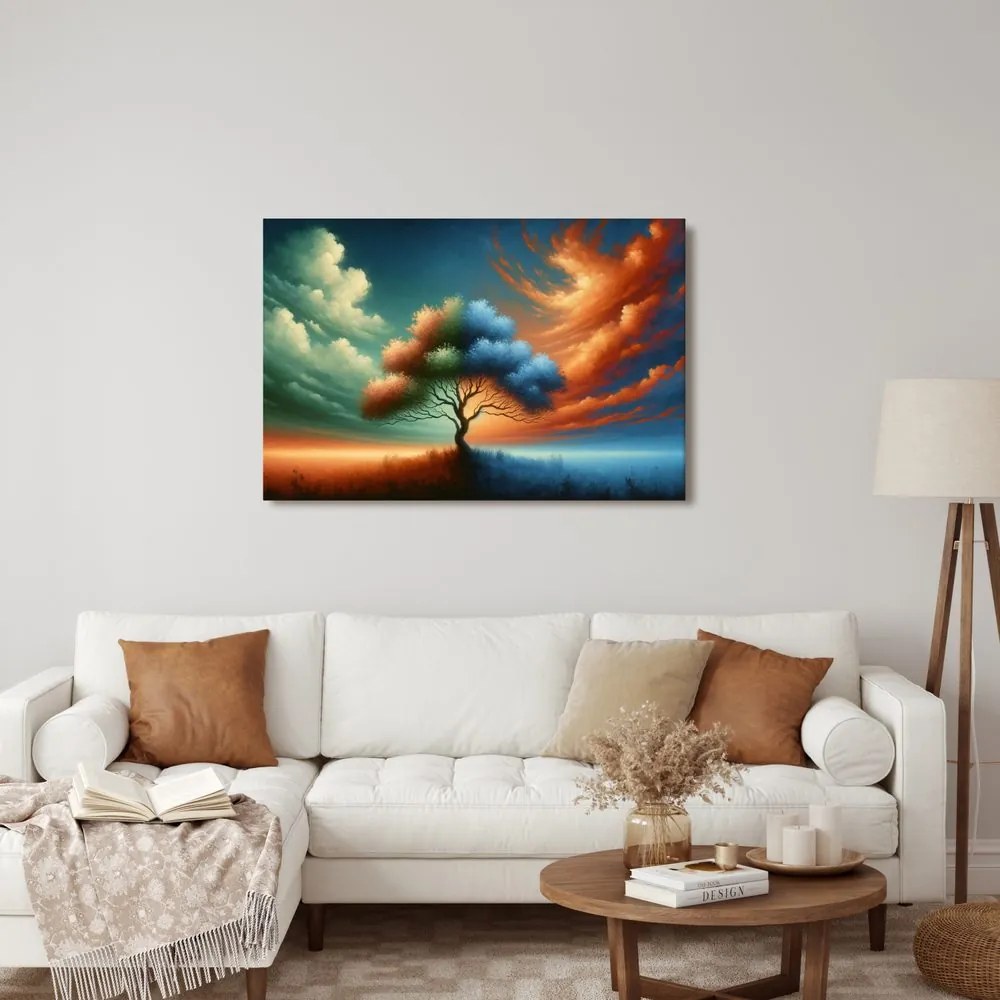 Obraz strom života vo farebnom víre