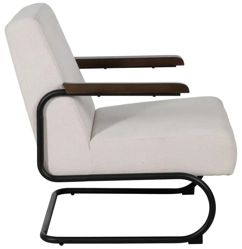 Béžové ženilkové kreslo Industra – Ixia