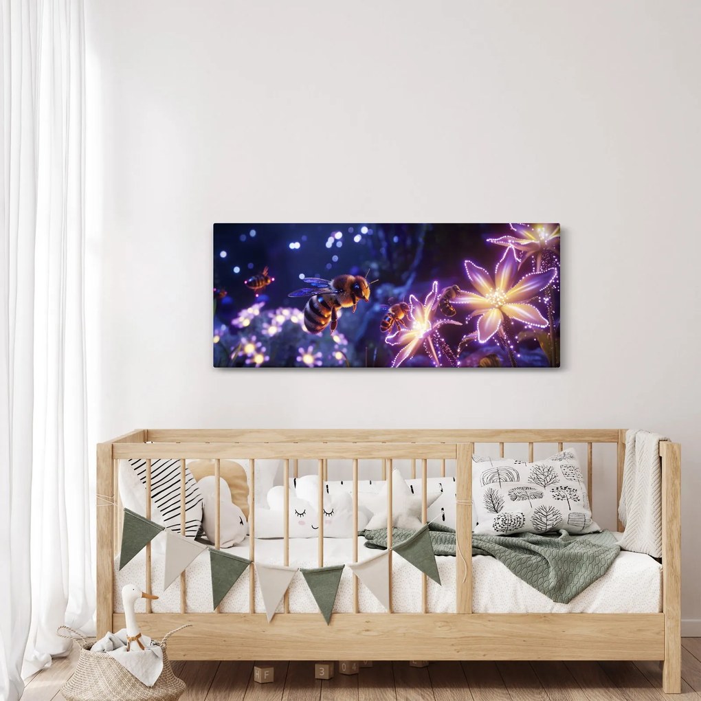 Obraz - Včelia lúka III. (120x50 cm)