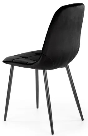 Jedálna stolička KINDREL 1 ks čierna