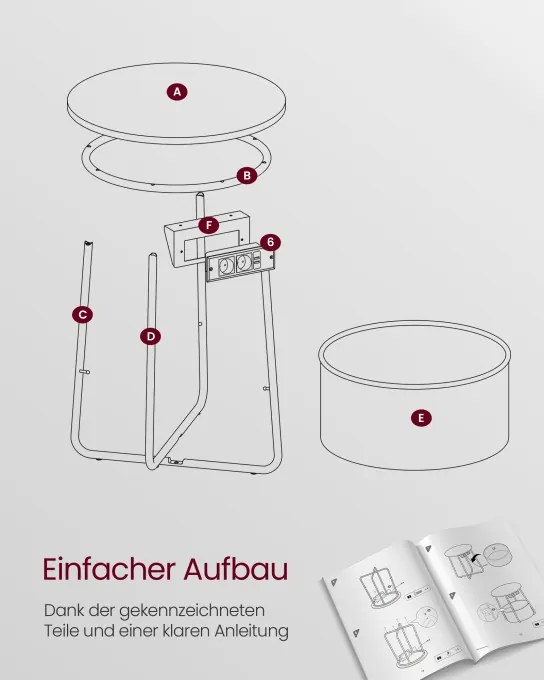 Príručný stolík LET228G02