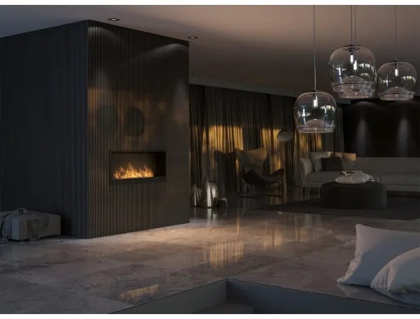 InFire - Vstavaný BIO krb 120x50 cm 3kW čierna