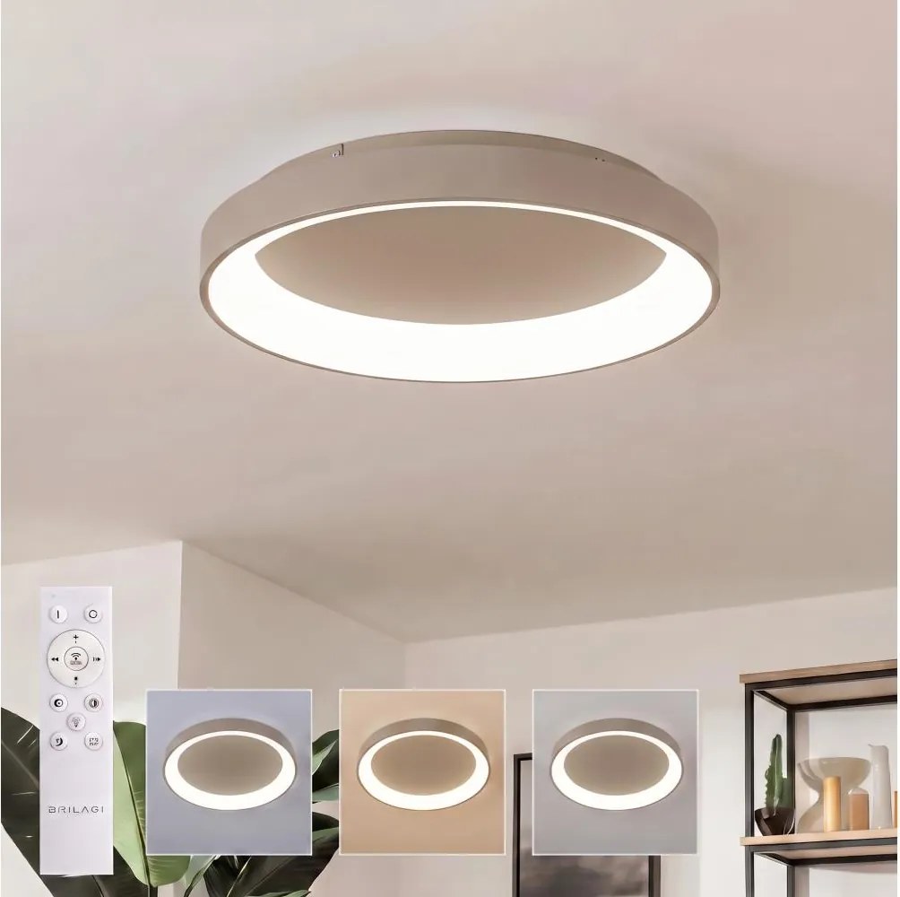 BRILAGI - LED stmievateľné stropné svietidlo FALCON II LED/99W/230V pr. 60 cm béžová + DO