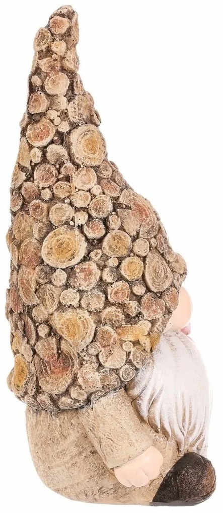 Záhradná dekorácia Škriatok kvetinka, 11 x 9 x 21cm, polyresin