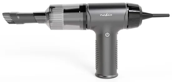 Nedis VCHHR100BK - Dobíjací ručný vysávač 2v1 90W/6000 mAh šedá/čierna
