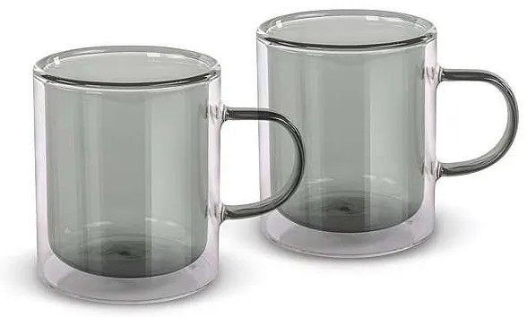 Lamart Vaso Color hrnčeky black 350 ml 2 ks