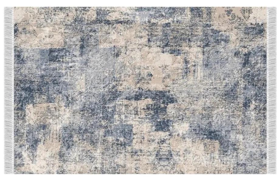 Tempo Kondela Obojstranný koberec, vzor/modrá, 120x180, GAZAN