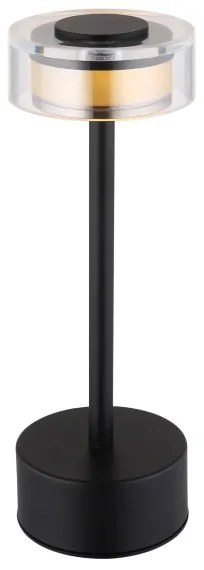 Globo 21026S - LED Stm. stolná lampa SHIRA LED/2,5W/3,7V 2700/4000/6500K čierna