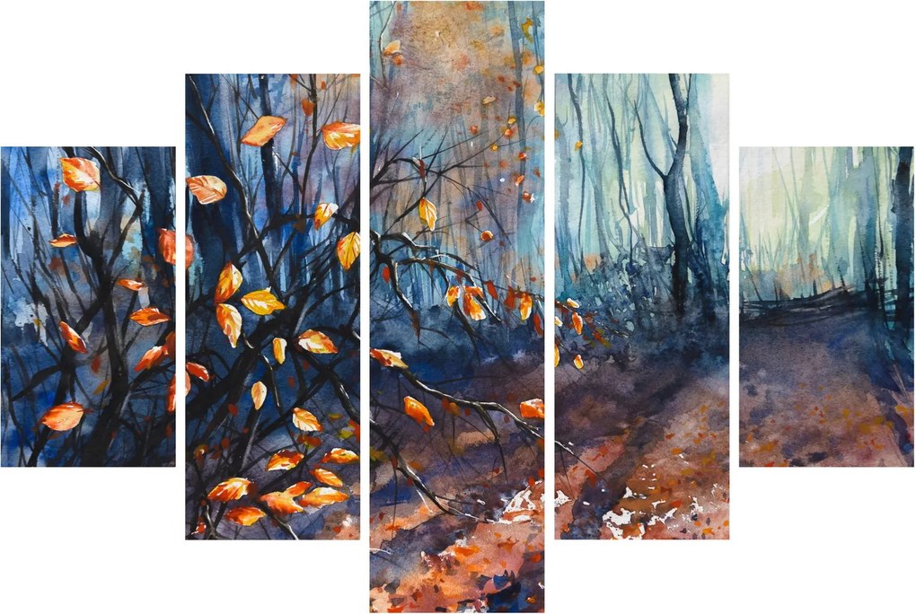Obraz - Lúče jesenného slnka (150x105 cm)