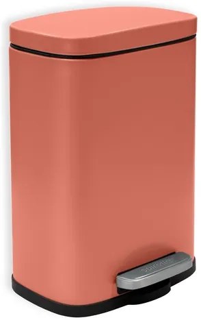 Spirella Spirella pedálový odpadkový kôš akira matná terakota oceľ 5 l 10.21227