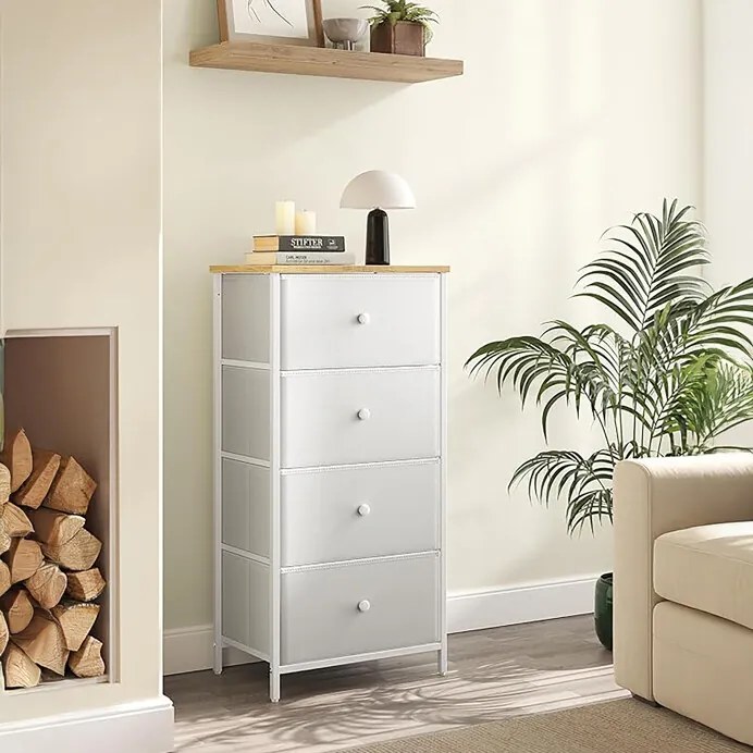 Autronic BONTEC Komoda 45x30x92cm, mdf, sivá, AUK-E1031 GREY Farba: Šedá