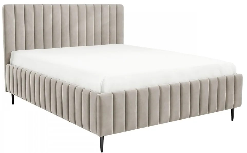 Manželská postel Lirunit Leg, Rozmer postele: 160x200, Dostupné poťahy: Fresh 09