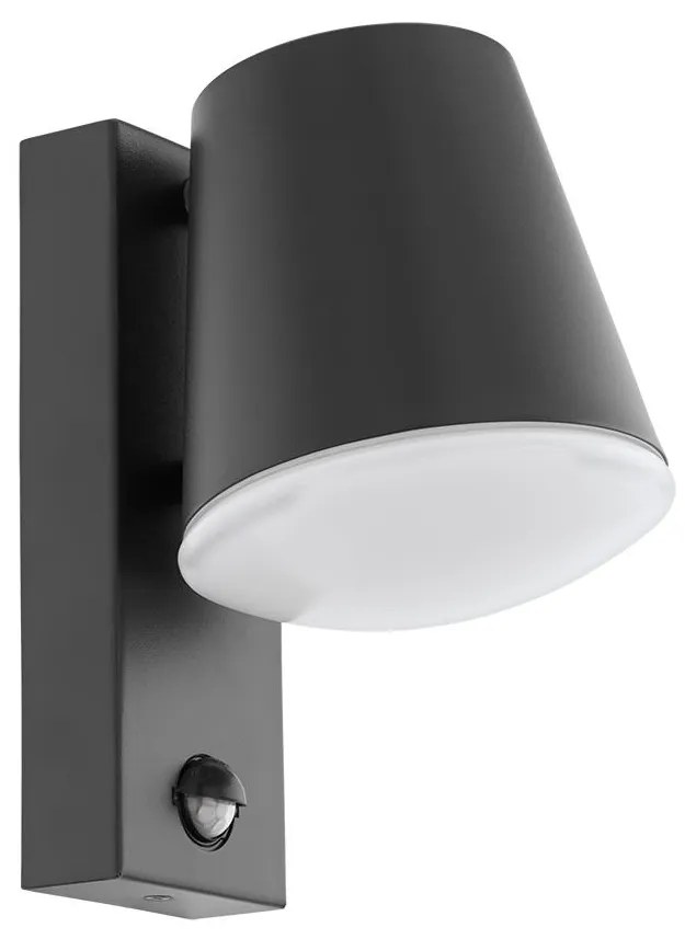 Eglo 97451 - Vonkajšie nástenné svietidlo so senzorom CALDIERO 1xE27/10W/230V IP44 EG97451