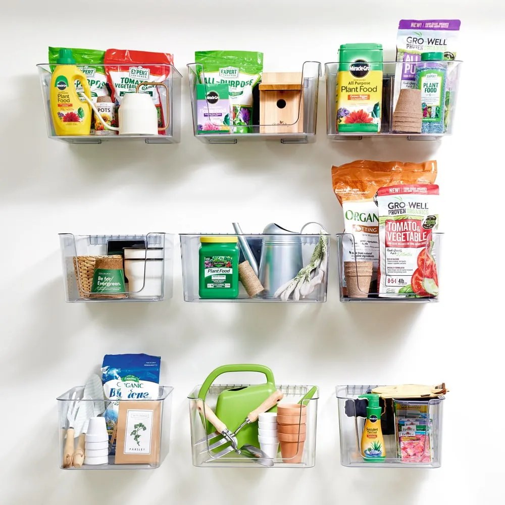 Nástenný úložný box z recyklovaného plastu iD Wallspace - iDesign