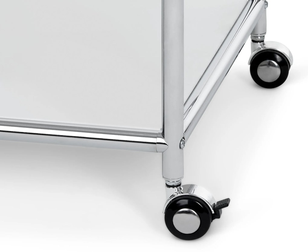 Kovový stolík »CN3« so zásuvkou